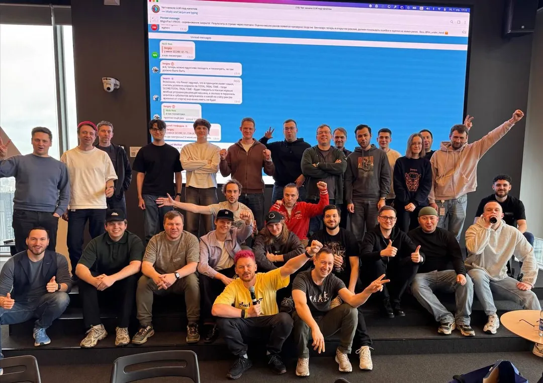 Team in Moscow, Russia