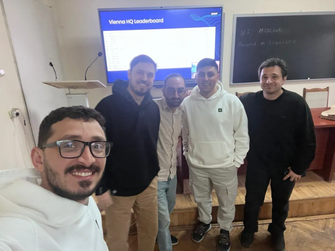 Team in Yerevan, Armenia