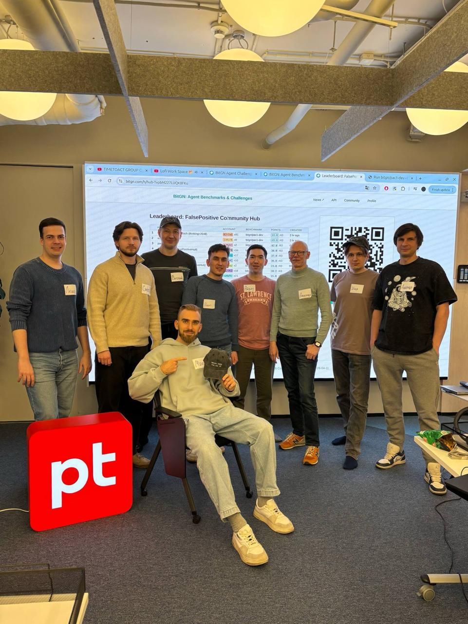 Team in Belgrade, Serbia